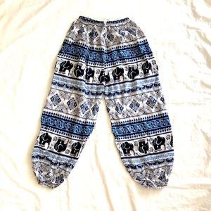 Kids Elephant print lounge pants